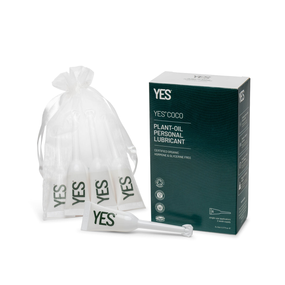 COCO Plant Oil-Based Lubricant Applicators 6 pack (was OB)